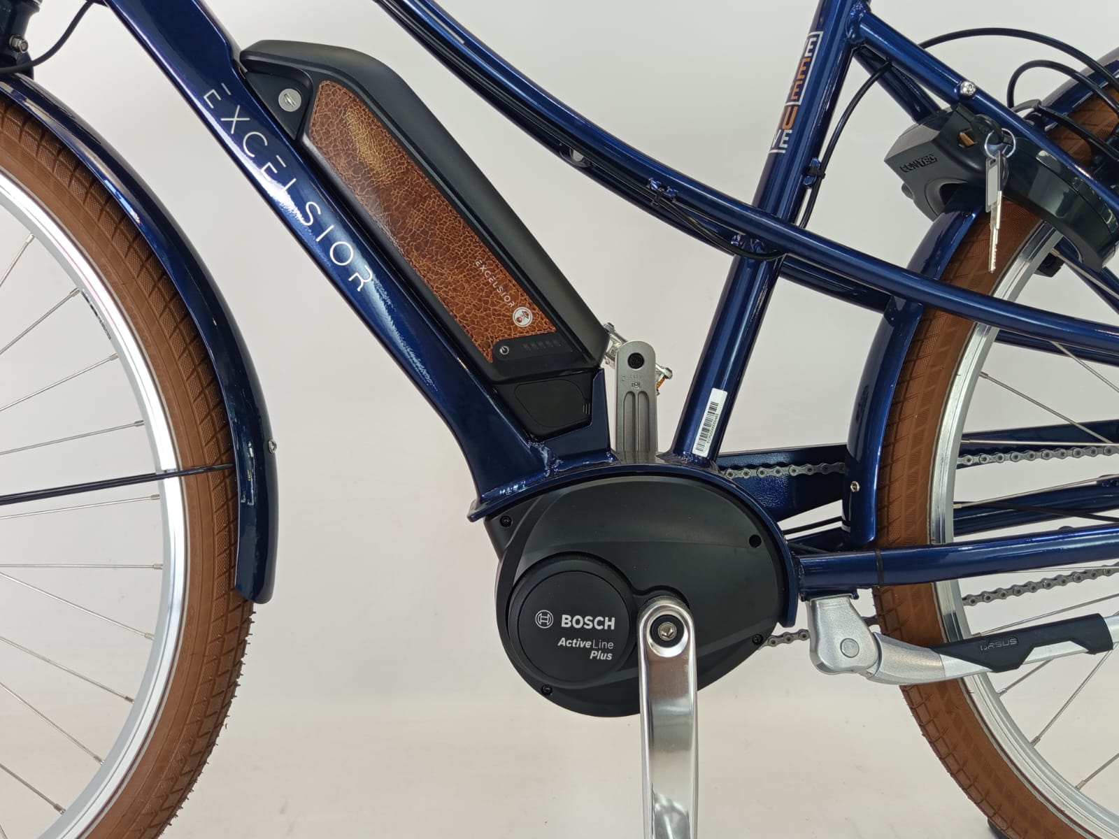 NIEUW! Excelsior Vintage DA Bosch Active Line Plus Middenmotor Blauw