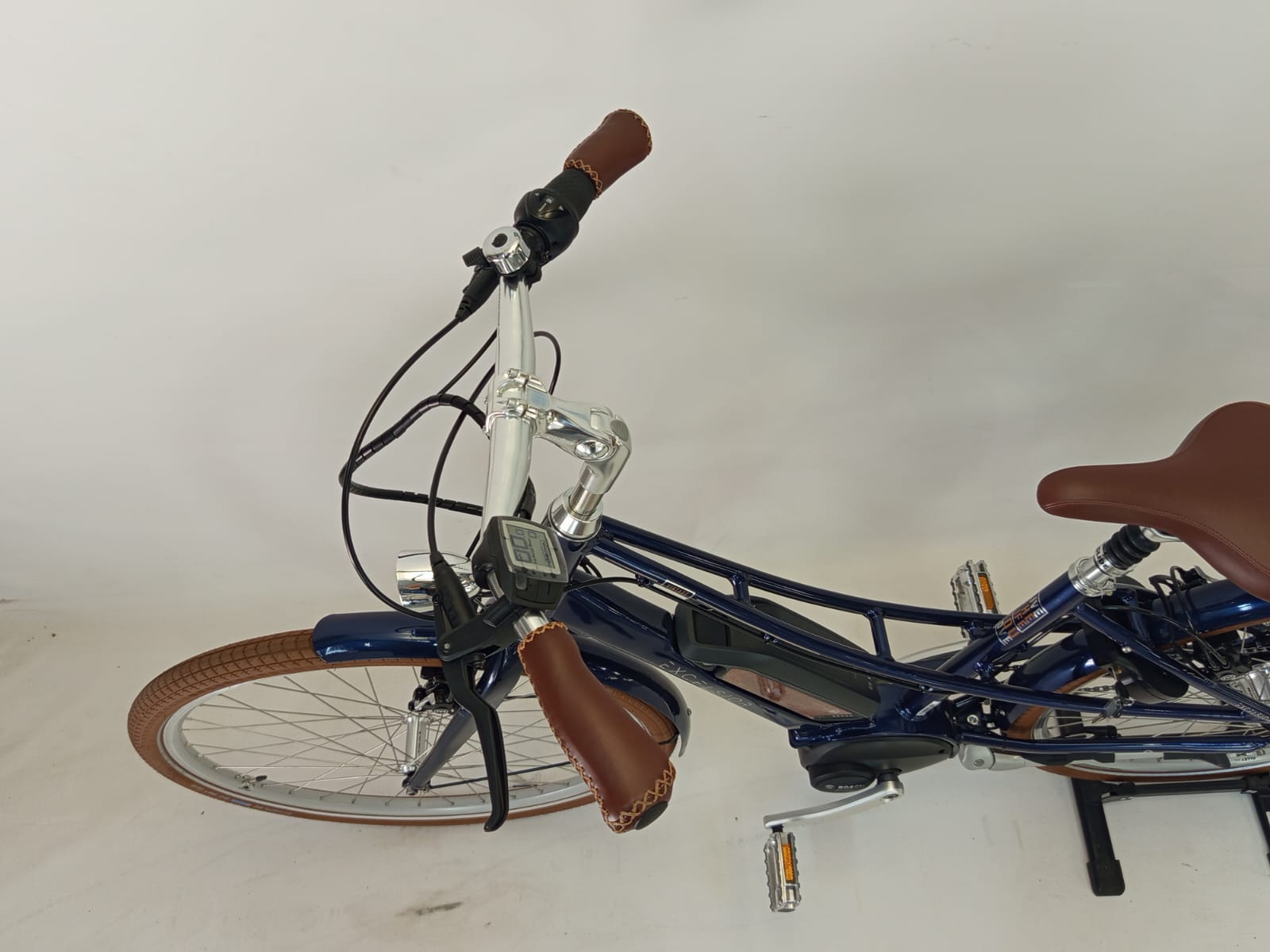 NIEUW! Excelsior Vintage DA Bosch Active Line Plus Middenmotor Blauw