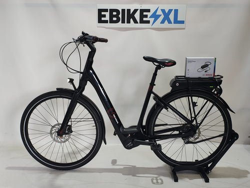 Koga E-Nova EVO Bosch Active Line Plus Middenmotor Zwart, elektrische fiets, zijaanzicht