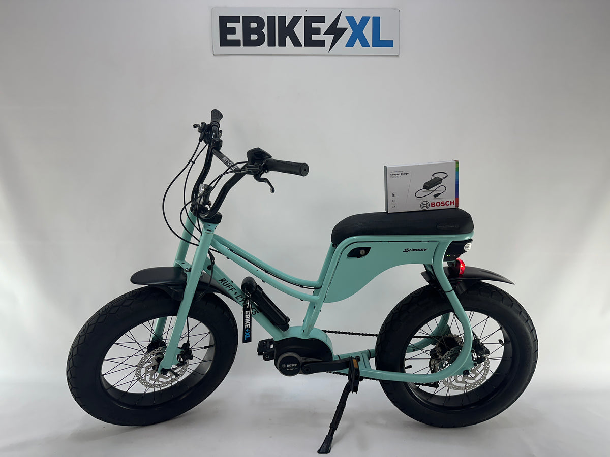 Ruff Cycles Lil Missy Bosch Active Line Middenmotor Fatbike, elektrische fiets, zijaanzicht
