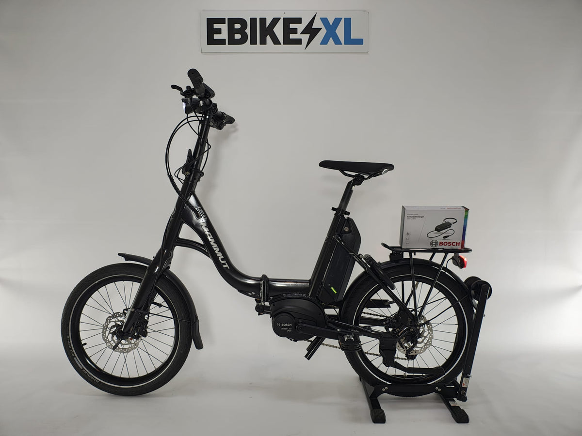 Mammut e-Fold 9 Bosch Active Line Plus Middenmotor Vouwfiets, elektrische fiets, zijaanzicht