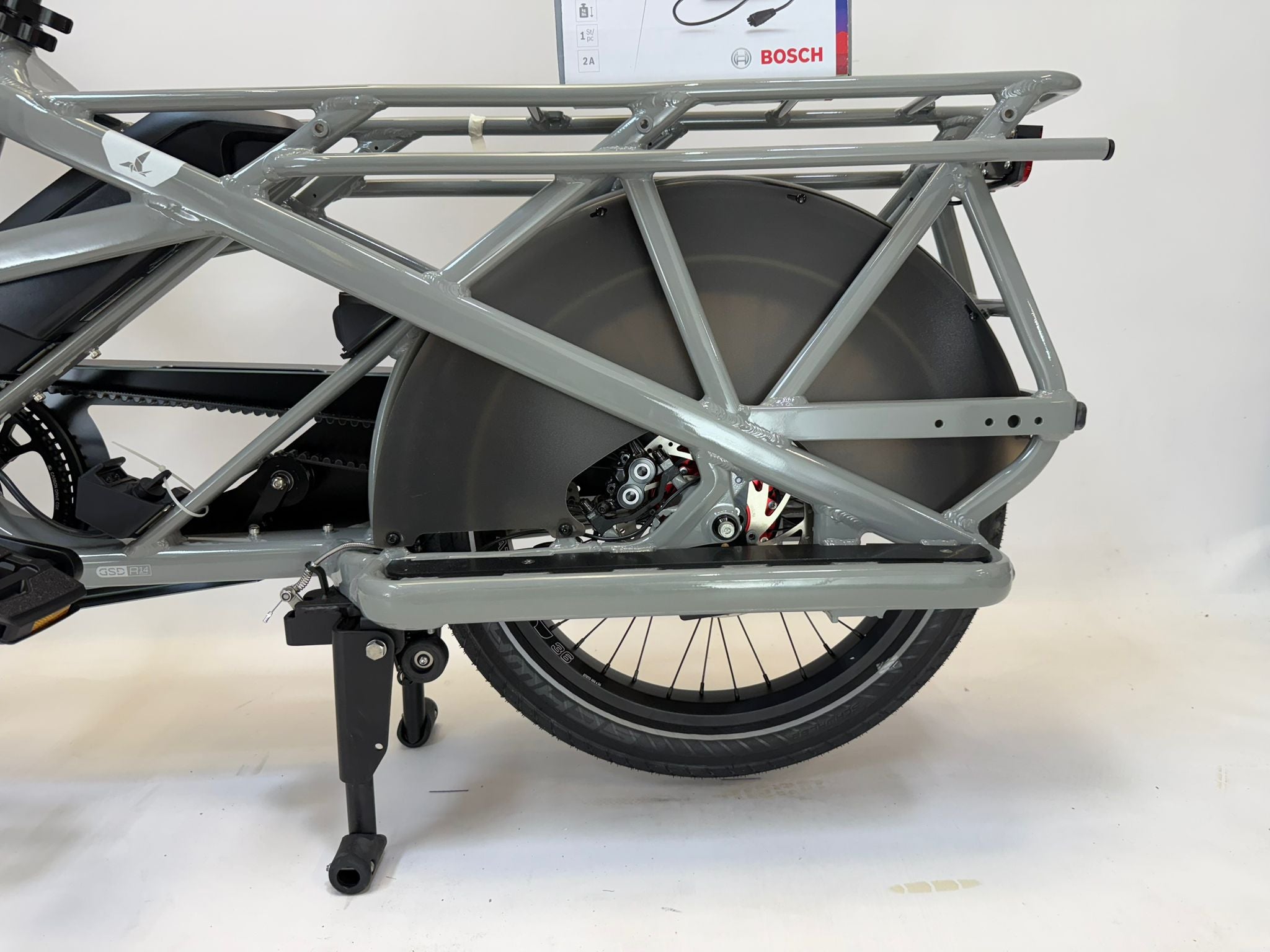 Tern GSD R14 LX Bosch Cargo Line Middenmotor 2X500Wh! Belt-Drive! met Rolhoff E-14 Speedhub