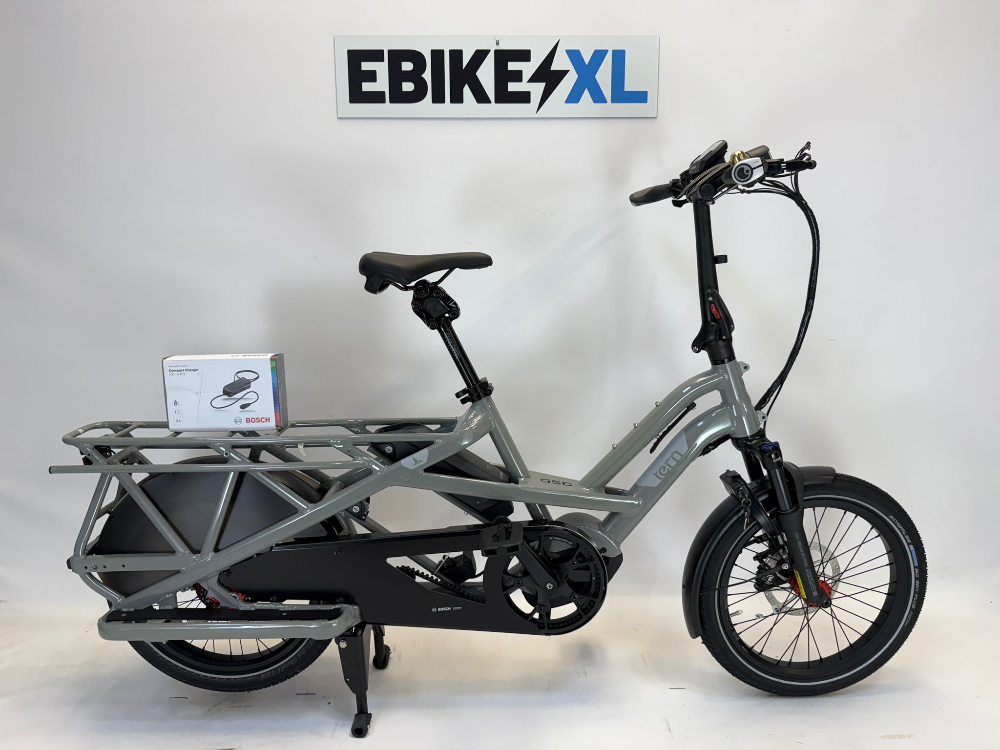Tern GSD R14 LX Bosch Cargo Line Middenmotor 2X500Wh! Belt-Drive! met Rolhoff E-14 Speedhub
