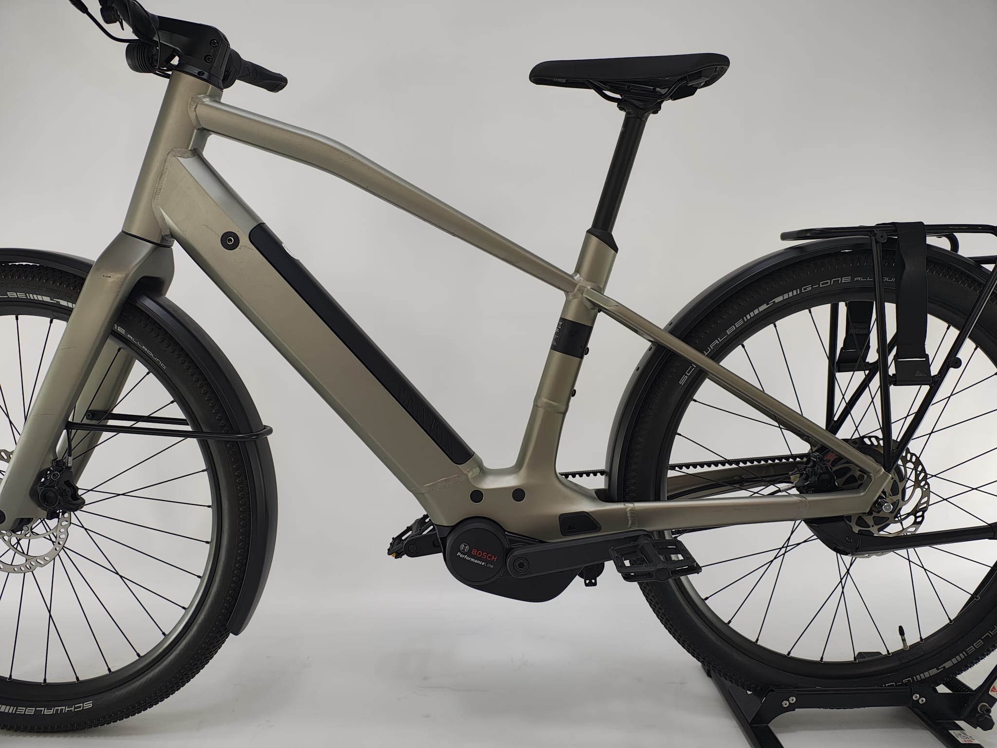 Canyon Precede: ON 7 Bosch Performance Line Middenmotor 625Wh Belt-Drive met Enviolo