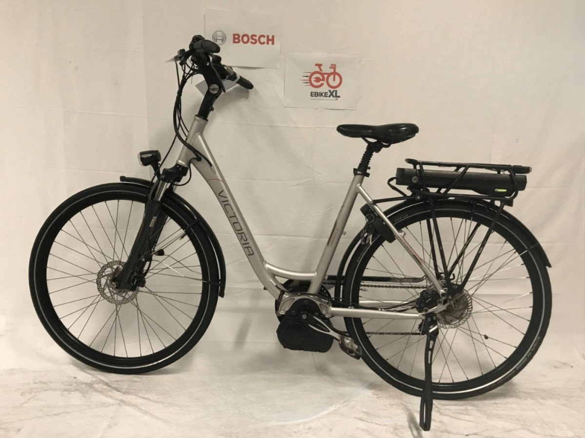 Victoria Mondeville met middenmotor en Vario versn Lage instap Grijs 54cm M