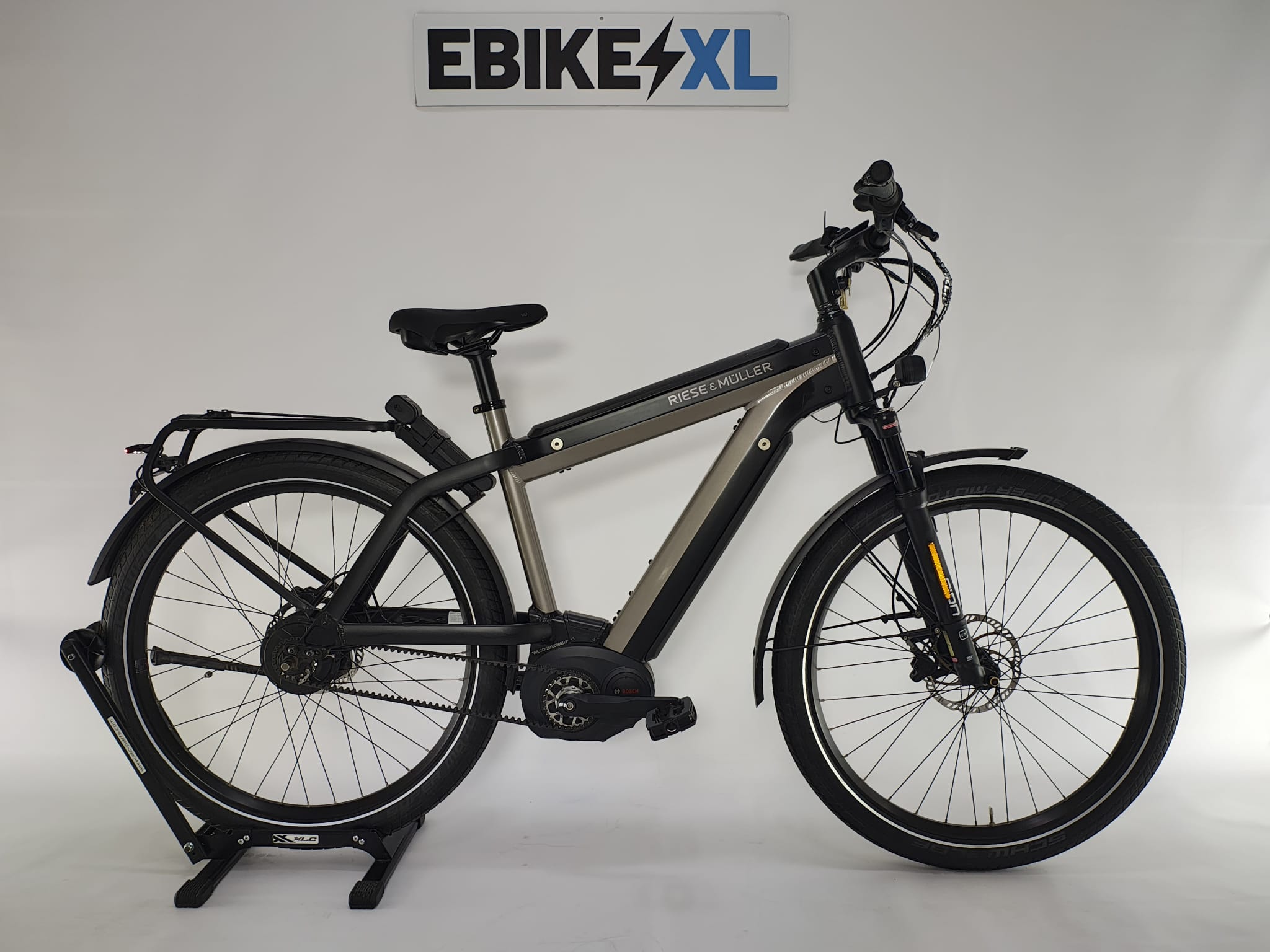 Riese & Müller Supercharger Bosch Performance Line Middenmotor 2x500Wh Belt-Drive Smart Speedy!