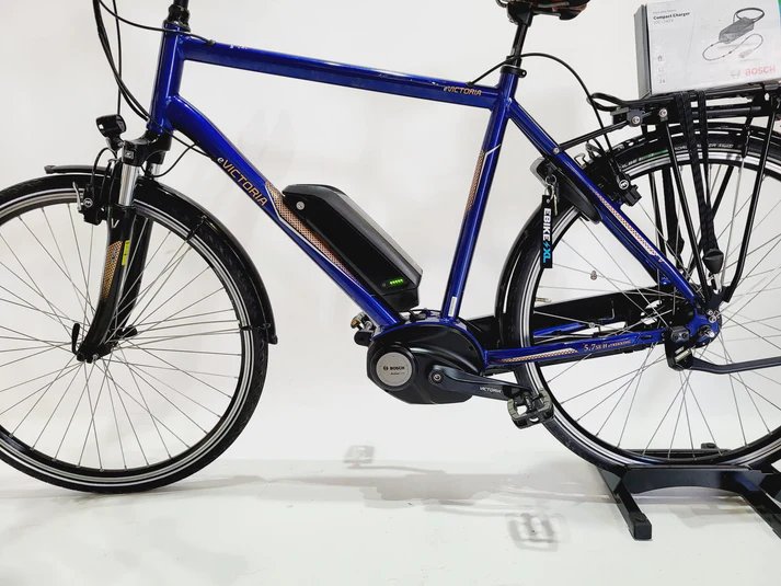 Victoria E-Trekking 5.7 SEH Bosch Active Line Middenmotor Heren Blauw 58cm L