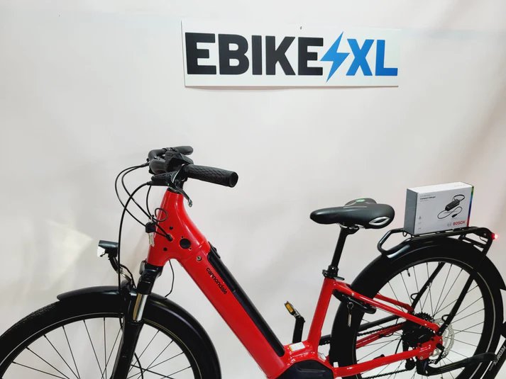 Cannondale Adventure Bosch Active Line Plus Middenmotor Lage instap Rood 40cm S