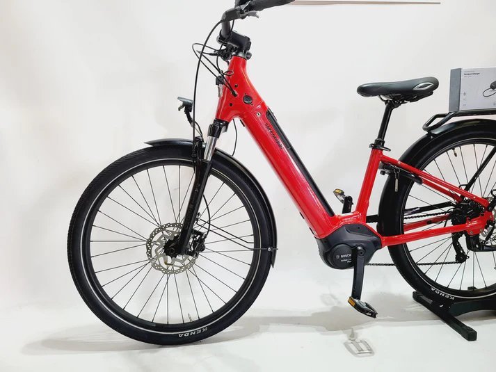 Cannondale Adventure Bosch Active Line Plus Middenmotor Lage instap Rood 40cm S