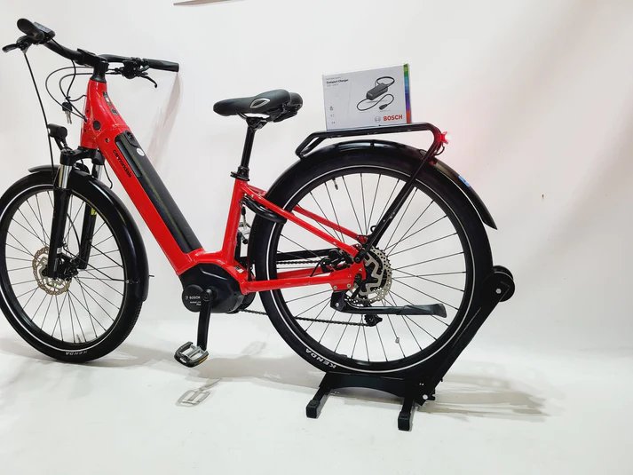 Cannondale Adventure Bosch Active Line Plus Middenmotor Lage instap Rood 40cm S