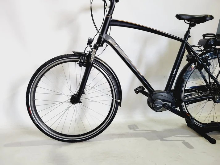 Dutch ID Cruise Bosch Active Line Middenmotor Heren Zwart 59cm L