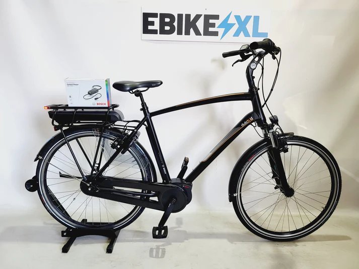 Dutch ID Cruise Bosch Active Line Middenmotor Heren Zwart 59cm L