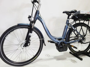Dutch ID Tour N8 Bosch Classic Line Middenmotor 26 inch Lage instap Grijs / Blauw 49cm S