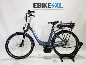 Dutch ID Tour N8 Bosch Classic Line Middenmotor 26 inch Lage instap Grijs / Blauw 49cm S