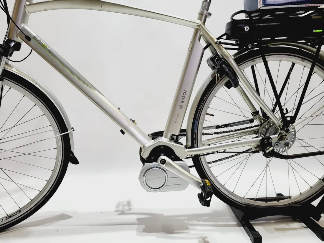 Dutch ID Cruiser N8 Bosch Classic Line Middenmotor Heren Zilver 58cm L