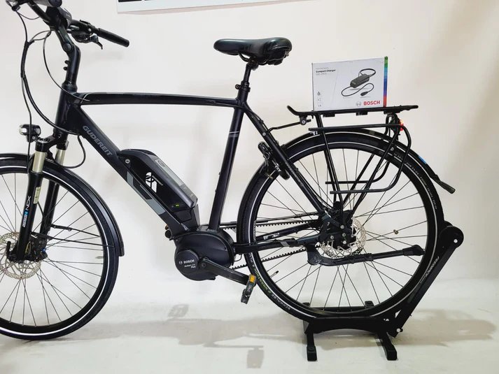 Gudereit ET-9 EVO Bosch Active Line Plus Middenmotor Heren Zwart 61cm XL