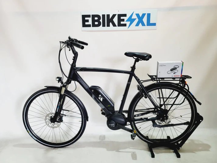 Gudereit ET-9 EVO Bosch Active Line Plus Middenmotor Zwart, elektrische fiets, zijaanzicht