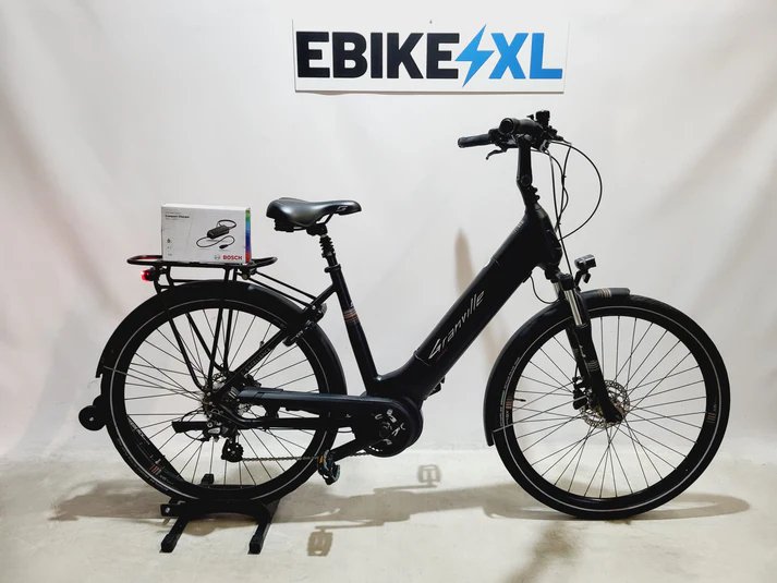 Granville E-Excellence 40 Bosch Active Line Plus Middenmotor Lage instap Zwart 51cm M