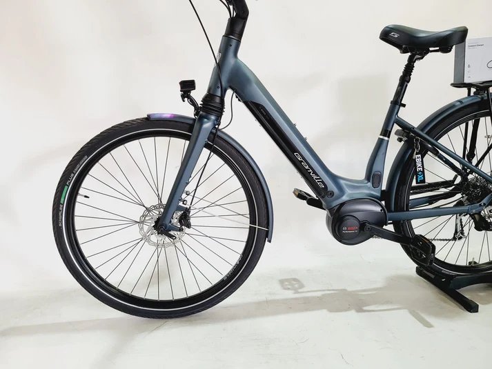 DEMO Granville E-à la Carte Bosch Performance Line Midden Lage instap Grijs / Blauw 46cm S