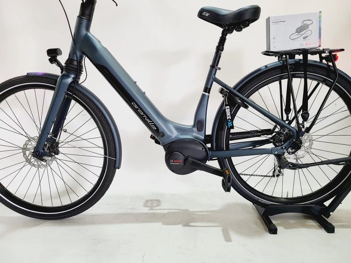 DEMO Granville E-à la Carte Bosch Performance Line Midden Lage instap Grijs / Blauw 46cm S