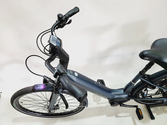 DEMO Granville E-à la Carte Bosch Performance Line Midden Lage instap Grijs / Blauw 46cm S