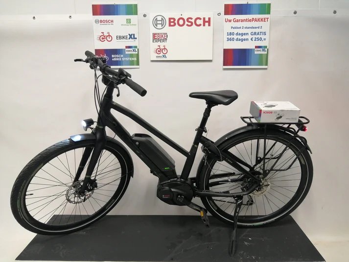 Granville E Performance Bosch Performance Line middenmotor Zwart, elektrische fiets, zijaanzicht