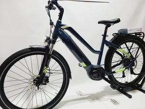 DEMO Haibike Trekking 5 Bosch Performance Line Middenmotor Mixed Blauw / geel 47cm S