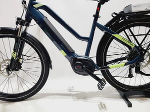 DEMO Haibike Trekking 5 Bosch Performance Line Middenmotor Mixed Blauw / geel 47cm S