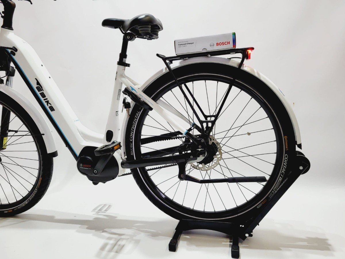 Advanced Ebike Das Original Tour Pro Wave Bosch Performance Line Middenmotor Lage instap Wit / Zwart 50cm M