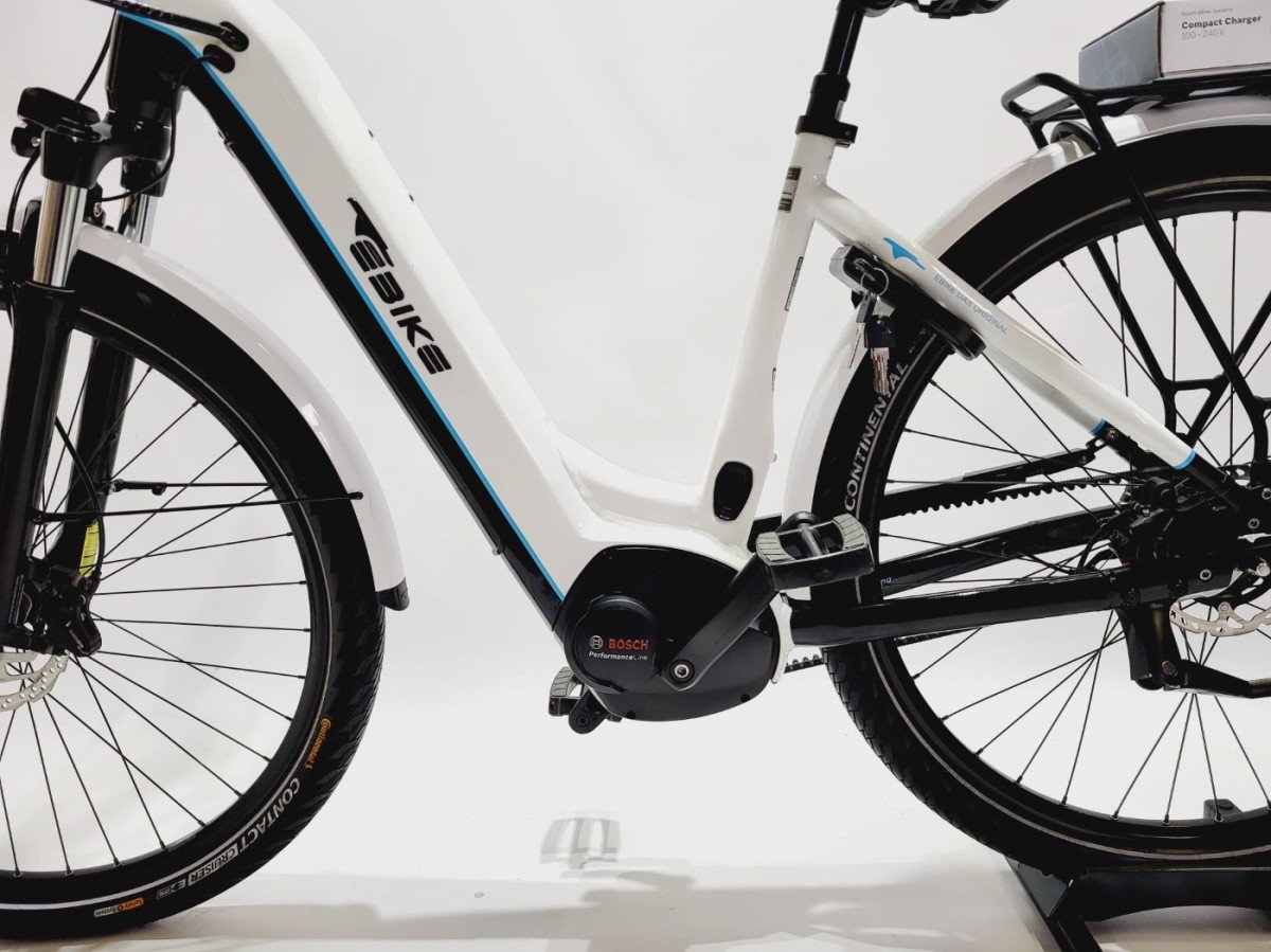 Advanced Ebike Das Original Tour Pro Wave Bosch Performance Line Middenmotor Lage instap Wit / Zwart 50cm M