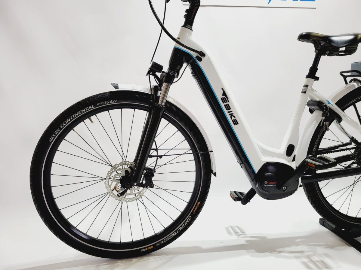 Advanced Ebike Das Original Tour Pro Wave Bosch Performance Line Middenmotor Lage instap Wit / Zwart 50cm M