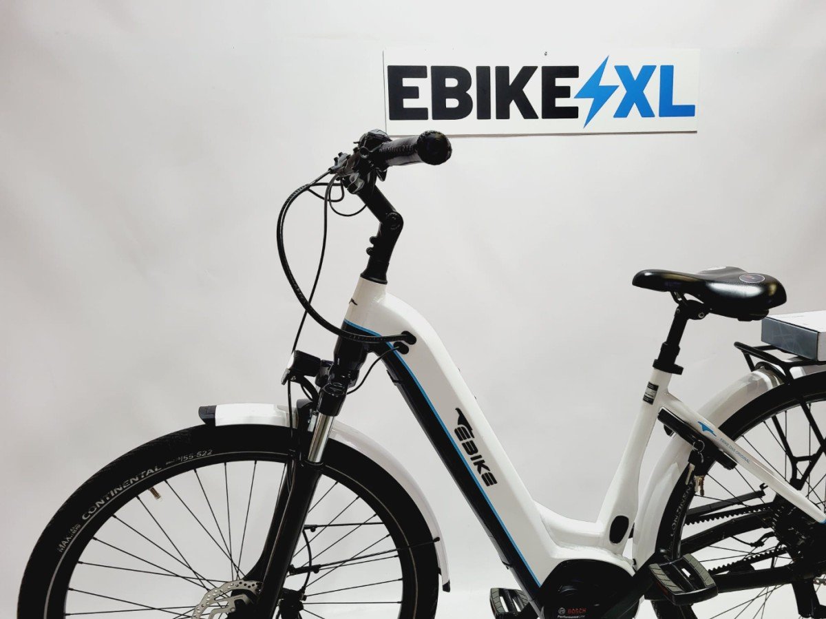 Advanced Ebike Das Original Tour Pro Wave Bosch Performance Line Middenmotor Lage instap Wit / Zwart 50cm M