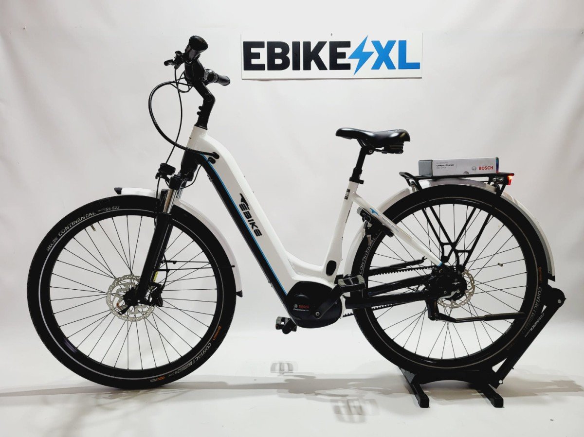 Advanced Ebike Das Original Tour Pro Wave Bosch Performance Line Middenmotor Lage instap Wit / Zwart 50cm M
