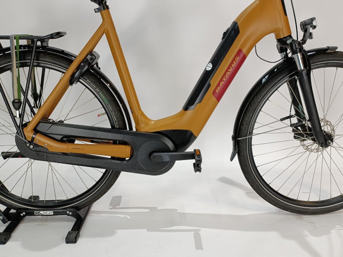 Batavus Altura Bosch Performance Line Middenmotor Lage instap Mosterd 61cm XL