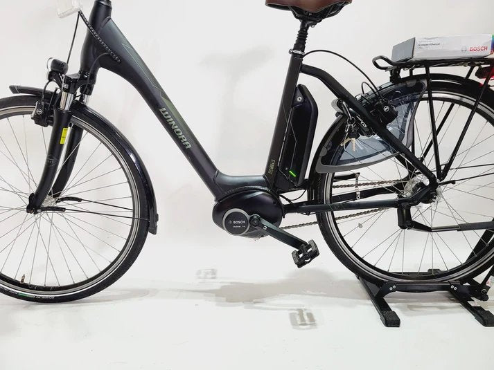 DEMO Winora Sima N7 Bosch Active Line Middenmotor Lage instap Zwart 54cm