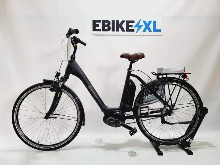 DEMO Winora Sima N7 Bosch Active Line Middenmotor Lage instap Zwart 54cm