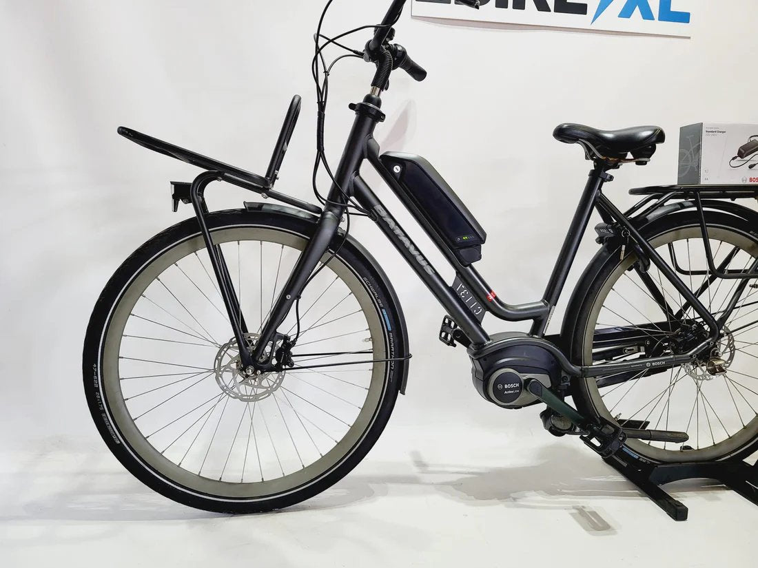 Batavus Quip E-Go EXT Bosch Active Line Middenmotor Transp Lage instap Zwart 55cm M