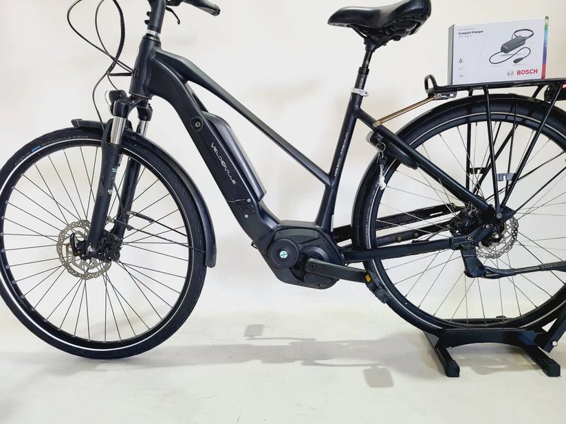 Velo de Ville AEB 200 Premium Bosch Performance Line Middenmotor Mixed Zwart 50cm
