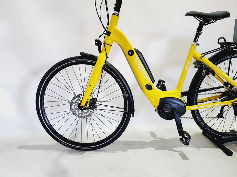 Velo de Ville Trekking AEB Classic 400 Bosch Performance Line Mi Lage instap Geel 51cm