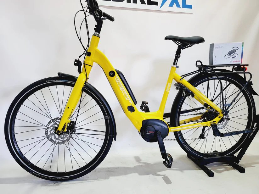 Velo de Ville Trekking AEB Classic 400 Bosch Performance Line Mi Lage instap Geel 51cm