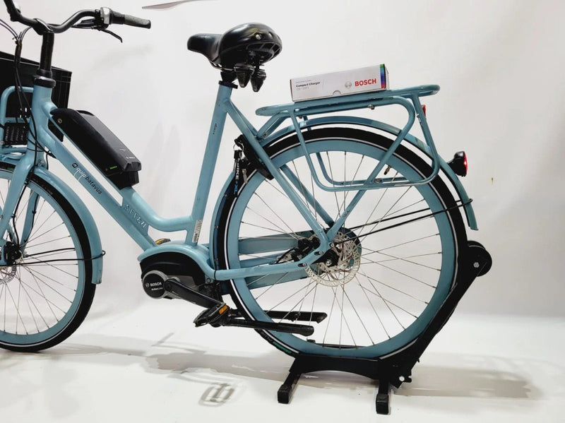 Batavus Quip E-go x-cargo Bosch Active Line Middenmotor Tr Lage instap Lichtblauw 61cm XL