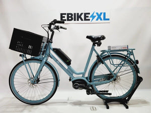 Batavus Quip E-go x-cargo Bosch Active Line Middenmotor Tr Lage instap Lichtblauw 61cm XL