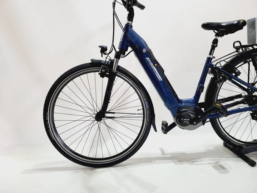 Velo de Ville CEB 900 City Bosch Active Line Plus Middenmotor 50 Lage instap Blauw 46cm