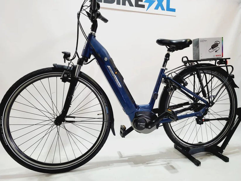 Velo de Ville CEB 900 City Bosch Active Line Plus Middenmotor 50 Lage instap Blauw 46cm