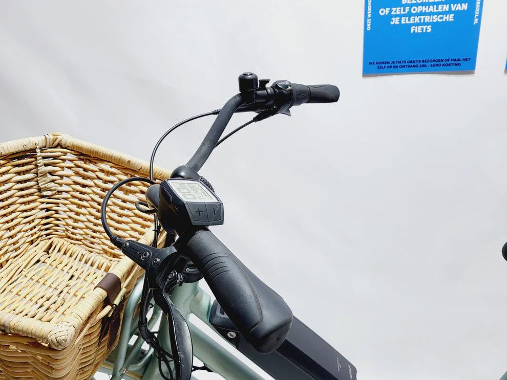 Batavus E-GO EXT Bosch Active Line Middenmotor Transportfi Lage instap Lichtgroen turkoois 61cm XL