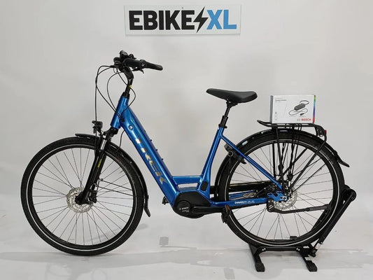 Trek District+ 6 Bosch Active Line Plus Middenmotor, Blauw