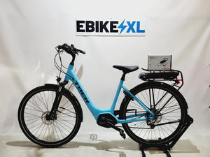 Trek Verve+ 2 Bosch Performance Line Middenmotor Lage instap Lichtblauw 50cm