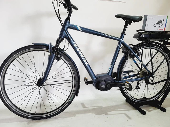 Trek TM3+ Bosch Active Line Plus Middenmotor Heren Blauw 55cm