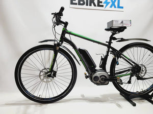Trek Powerfly +9 Bosch Active Line Middenmotor Heren Zwart Groen 47cm