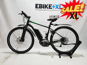 Trek Powerfly +9 Bosch Active Line Middenmotor Heren Zwart Groen 47cm